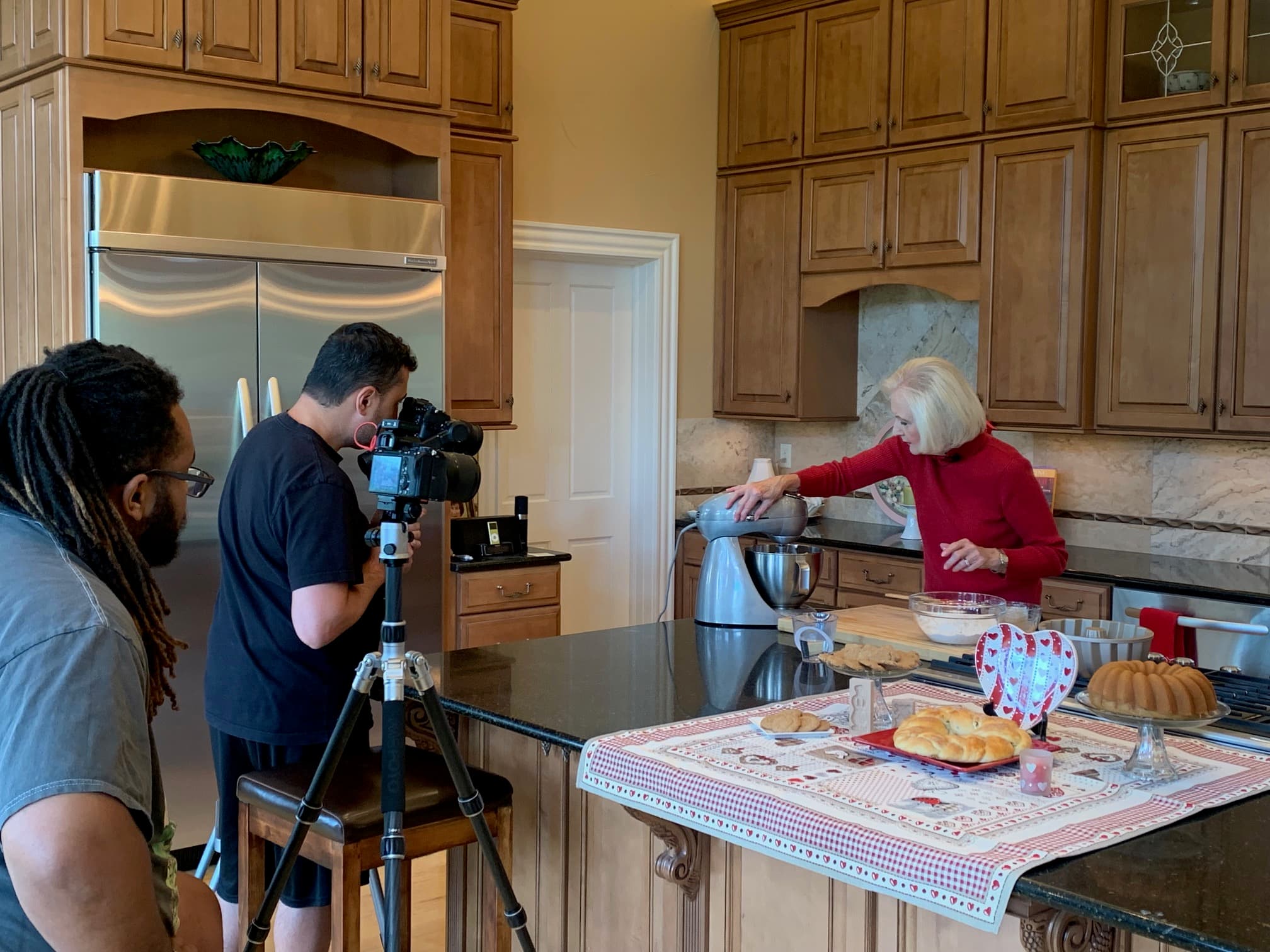 Christy filming Rhine River Baking - Photo 4